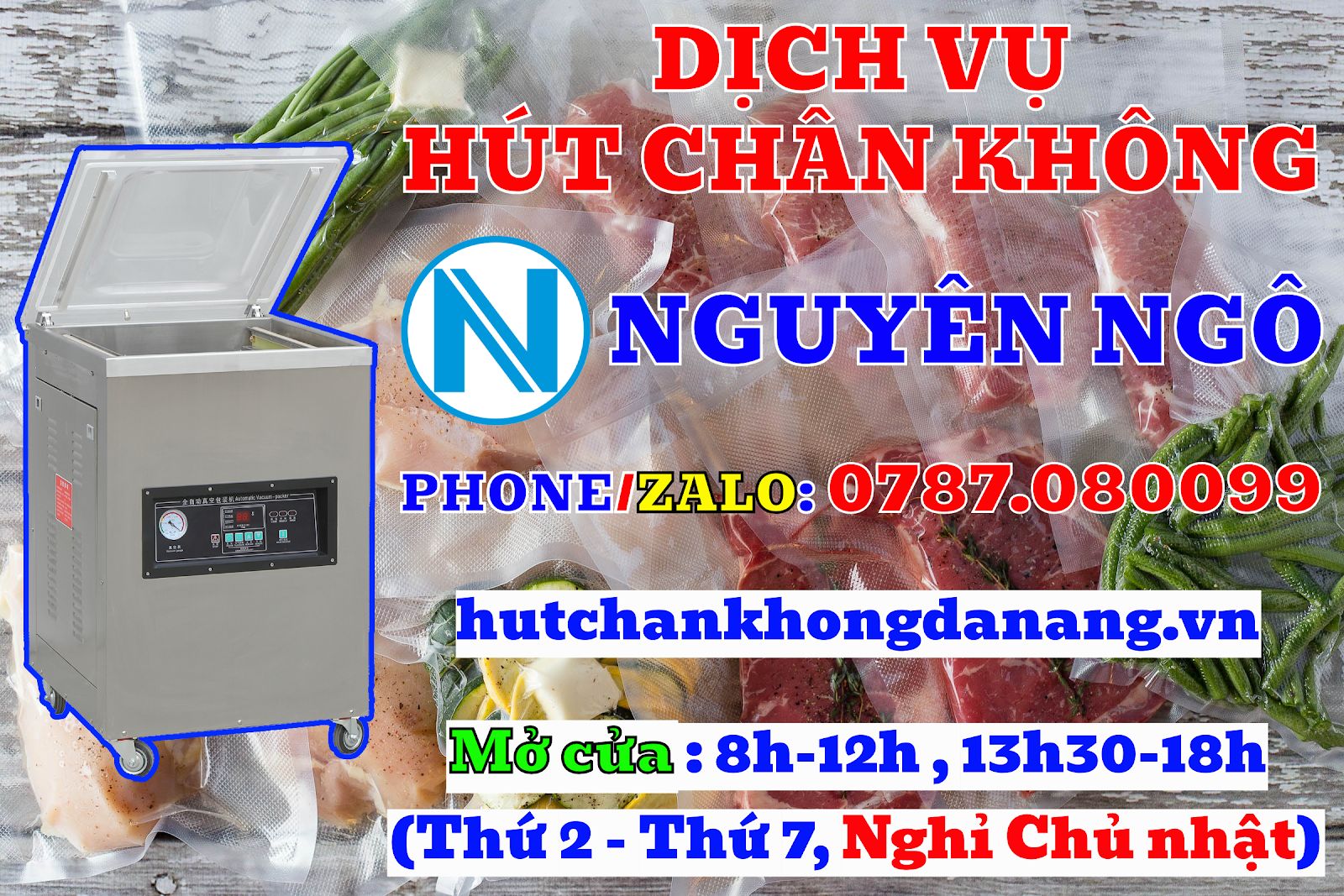 Dịch vụ hút chân không tại Đà Nẵng - NGUYÊN NGÔ